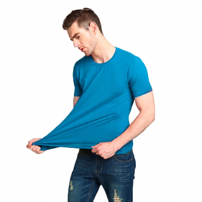 

Podkoszulek Koszulka Tshirt Męski TM01 5XL niebies