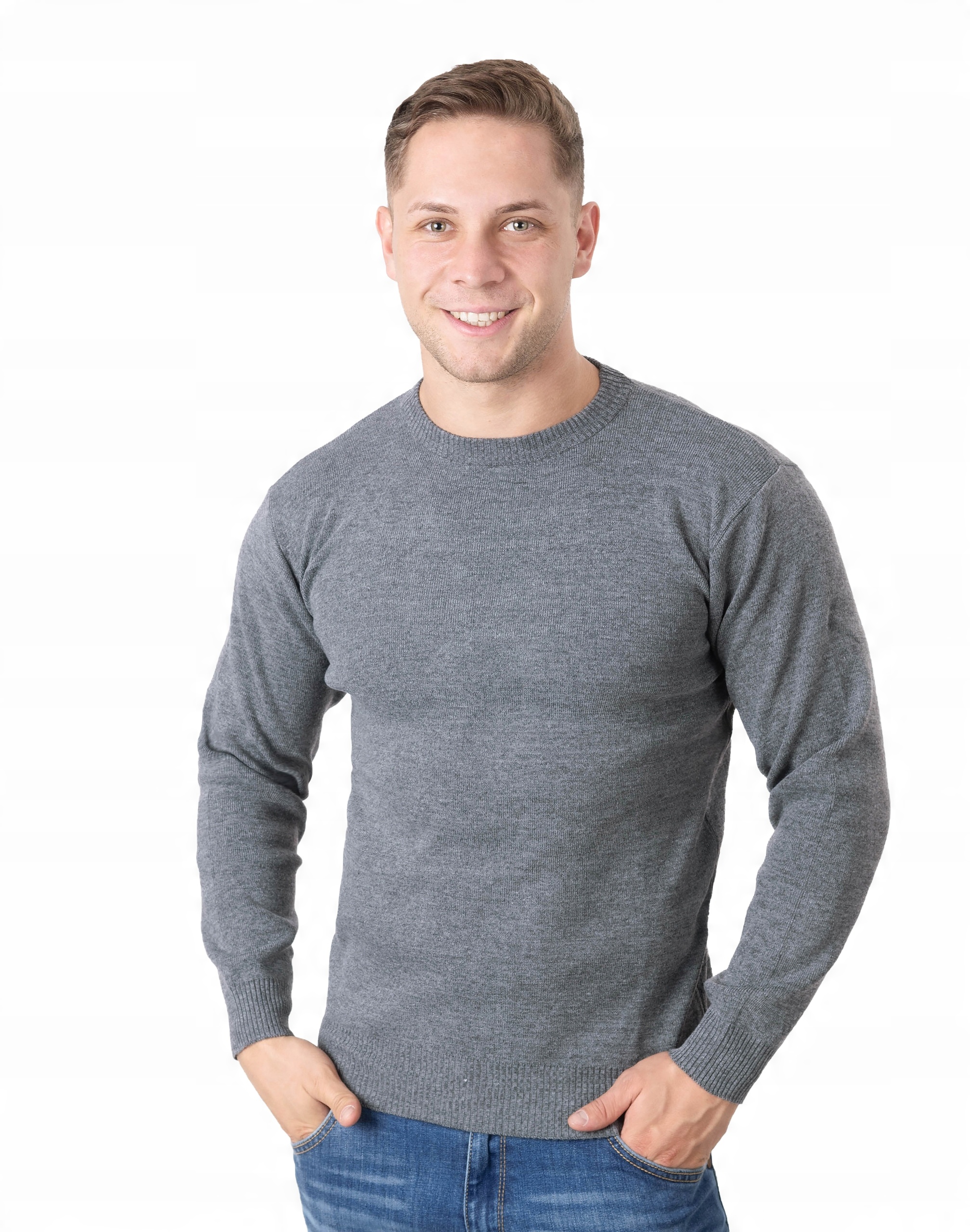

Sweter Męski Klasyczny Swetry Męskie 2301-03 r XL