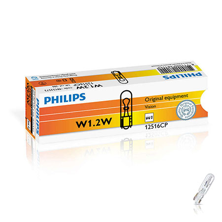 Philips Žiarovky 10x W1.2.W Vision +30% svetla