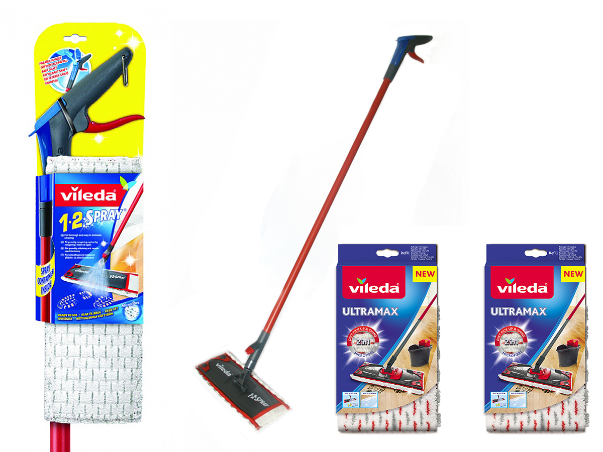 Levně Mop plochý Vileda 1,2 Spray Ultramax 2 náplně