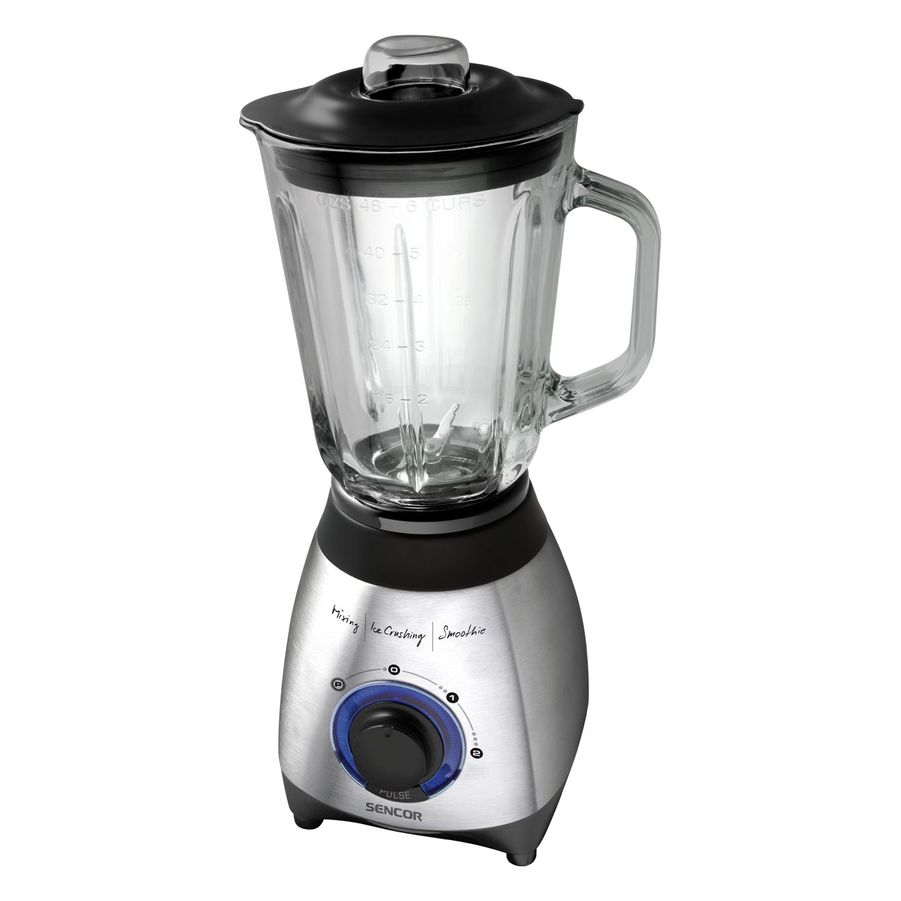 Stolní mixér Sencor Sbl 4371 , příkon 600 W, barva černá-stříbrná