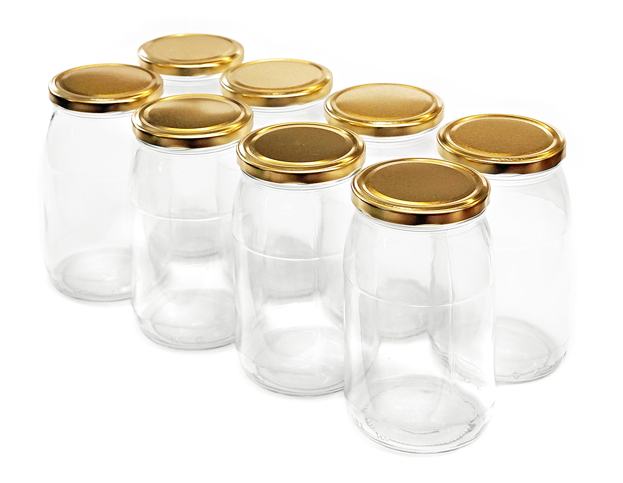 

Słoiki słoik 900ml 0,9L złote Zakrętki FI82 8szt