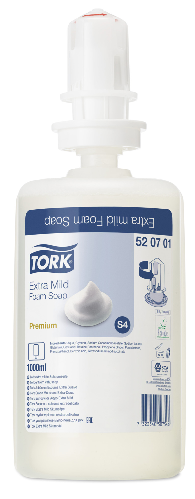 

Tork 520701 Bardzo delikatne mydło w pianie S4