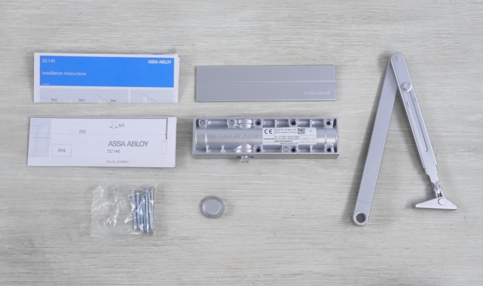 SAMOZAMYKACZ DO DRZWI DC140 ODPORNY NA NISKIE TEMPERATURY Maksymalna szerokość drzwi 1250 cm