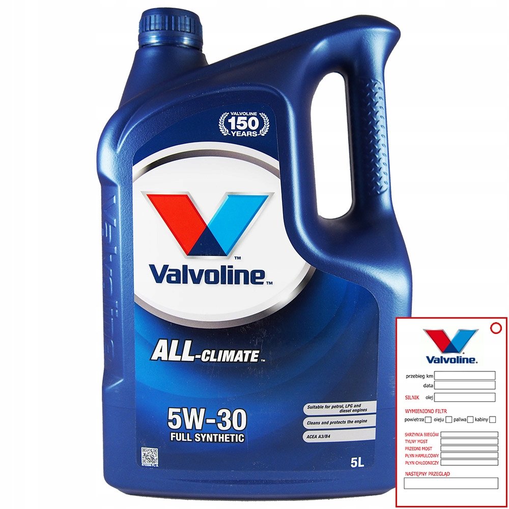 

Valvoline All Climate 5W30 5L