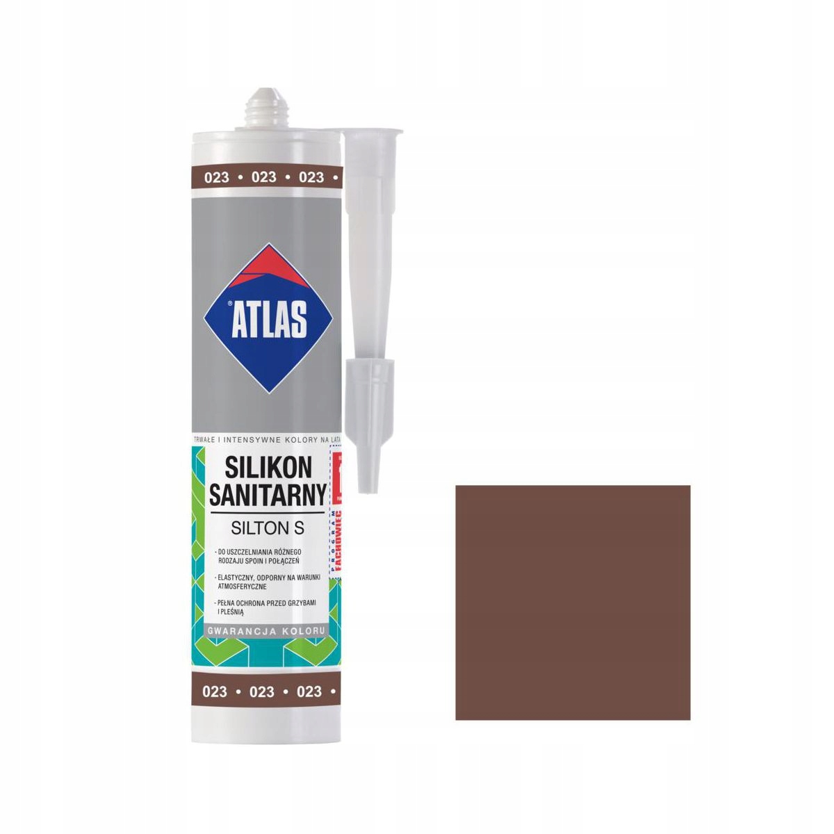 

Atlas Silikon Silton S 280ml 023 Brązowy