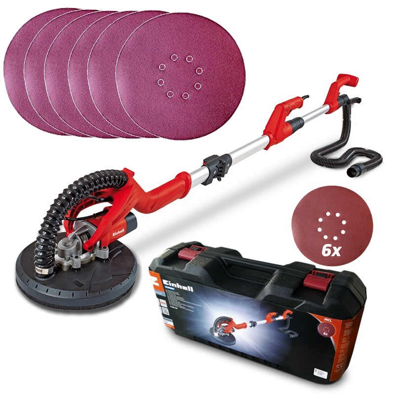 Einhell te dw 225. Шлифовальная машина для стен и потолков einhell tc-dw 225. Einhell жираф. Tc dw 225 щетки графитовые einhell. Шлифмашина эксцентриковая 600 вт 225 мм tc-dw 225 einhell.