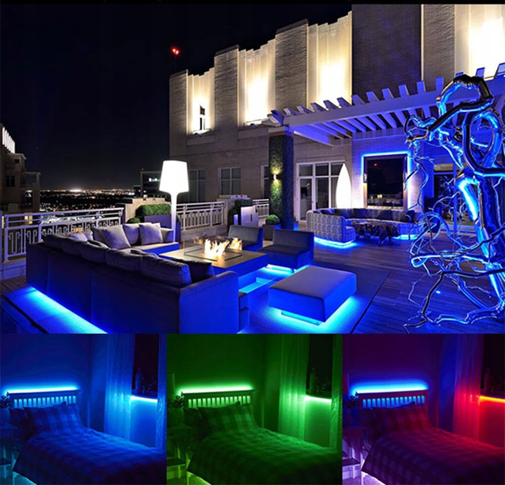 1m Taśma led RGB+CCT 5w1 60led 5050smd 24V jakość EAN (GTIN) 5905141720273