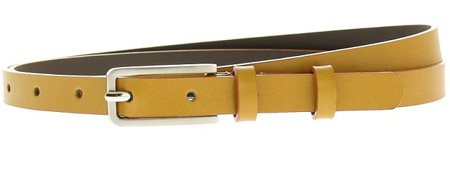 

Pasek damski do sukienki 1,5 cm Skórzny 12 Kolorów