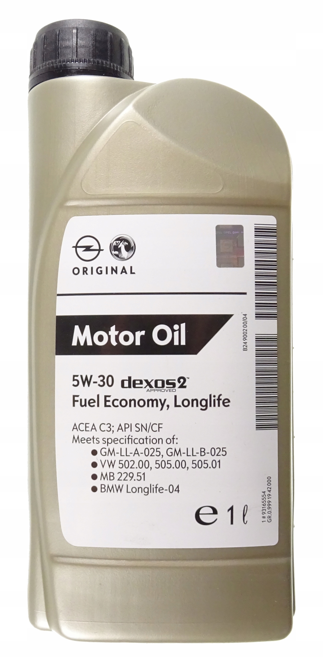 ORYGINALNY OLEJ SILNIKOWY GM OPEL 5W30 1L LUBLIN 5905220374199 za 35 ...