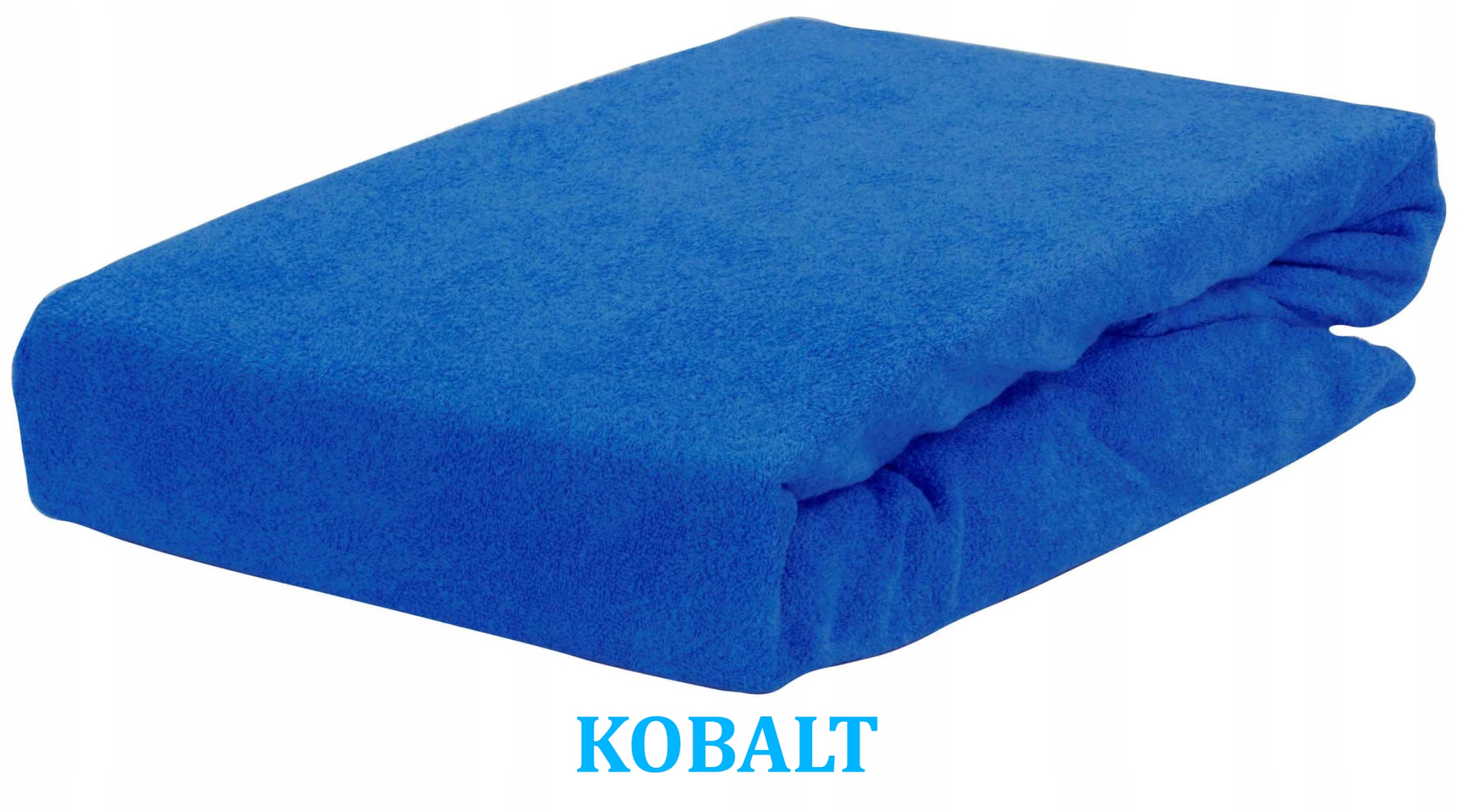 

Kobaltowe Prześcieradło Frotte Z Gumką 120/200