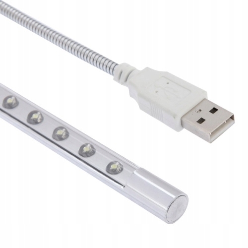 NOWOCZESNA LAMPKA DIODOWA LED ALUMINIUM USB LAPTOP Kod producenta EA148