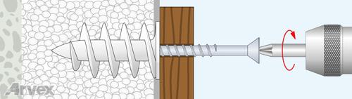 KOŁKI WKRĘTY DO FOLII FUNDAMENTOWEJ styropianu 100 Producent inna