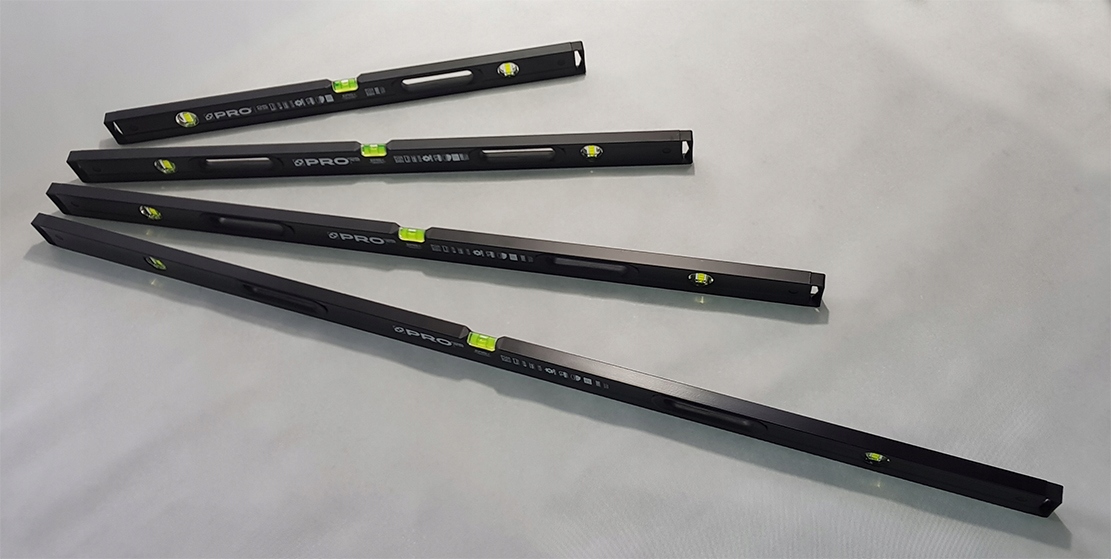 

Zestaw Poziomic 4 szt PRO800 Czarne 60 80 100 120