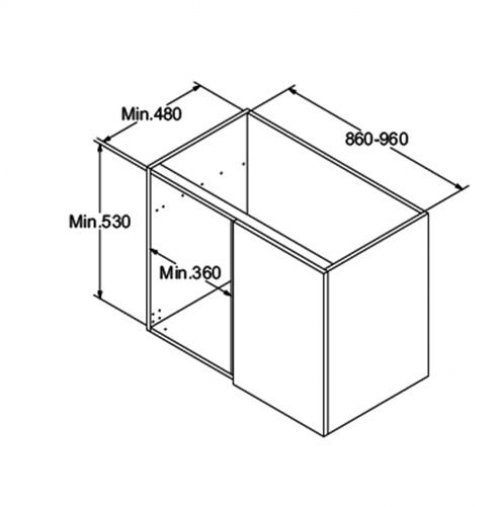 KOSZ CARGO CORNER MAGIC PTJ017GA LEWY AMIX ACCESS Szerokość mebla 100 cm