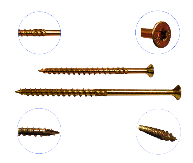 

Wkręty do drewna ciesielskie 4x70 Torx 200szt.