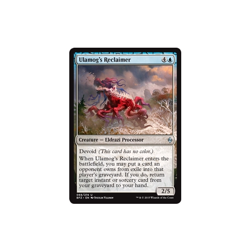 Ulamog's Nullifier 2x FOIL BFZ MTG Battle for Zendikar Uncommon MINT blue black Ulamog's Nullifier 2x FOIL BFZ MTG Battle for Zendikar Uncommon MINT blue black