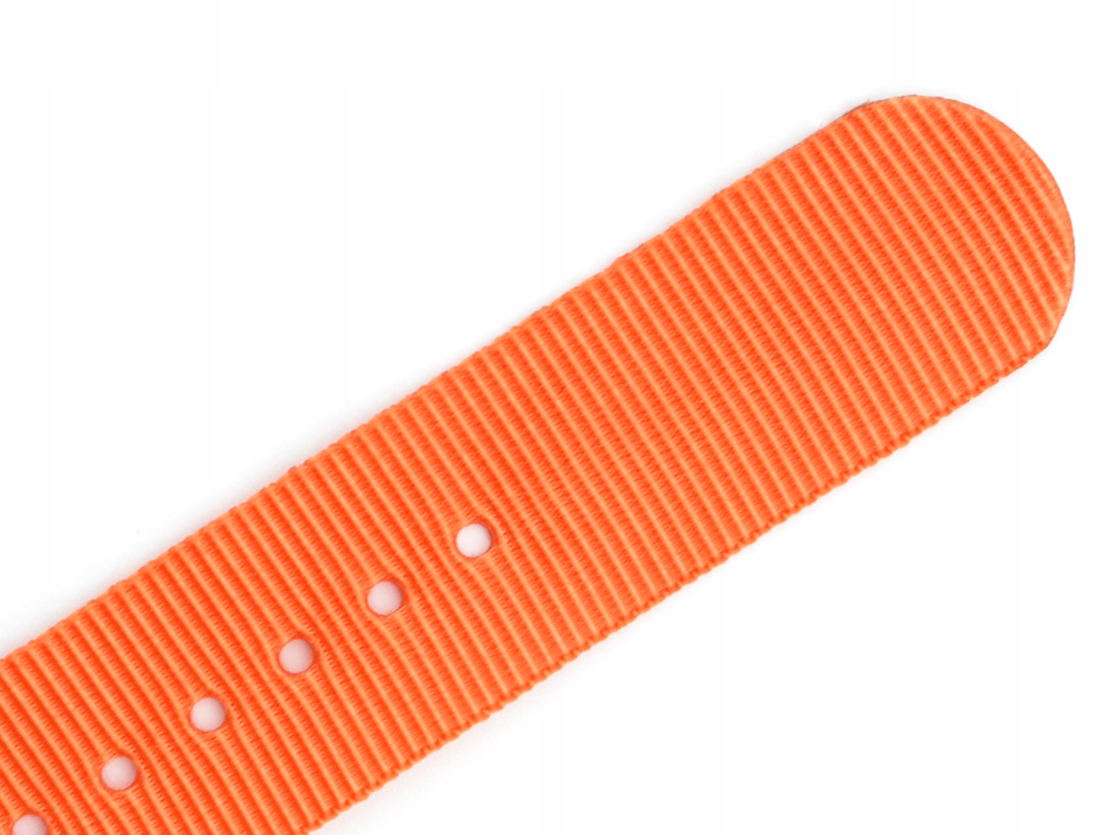 PASEK DO ZEGARKA NATO NYLONOWY 18 KOLORY ORANGE Materiał nylon