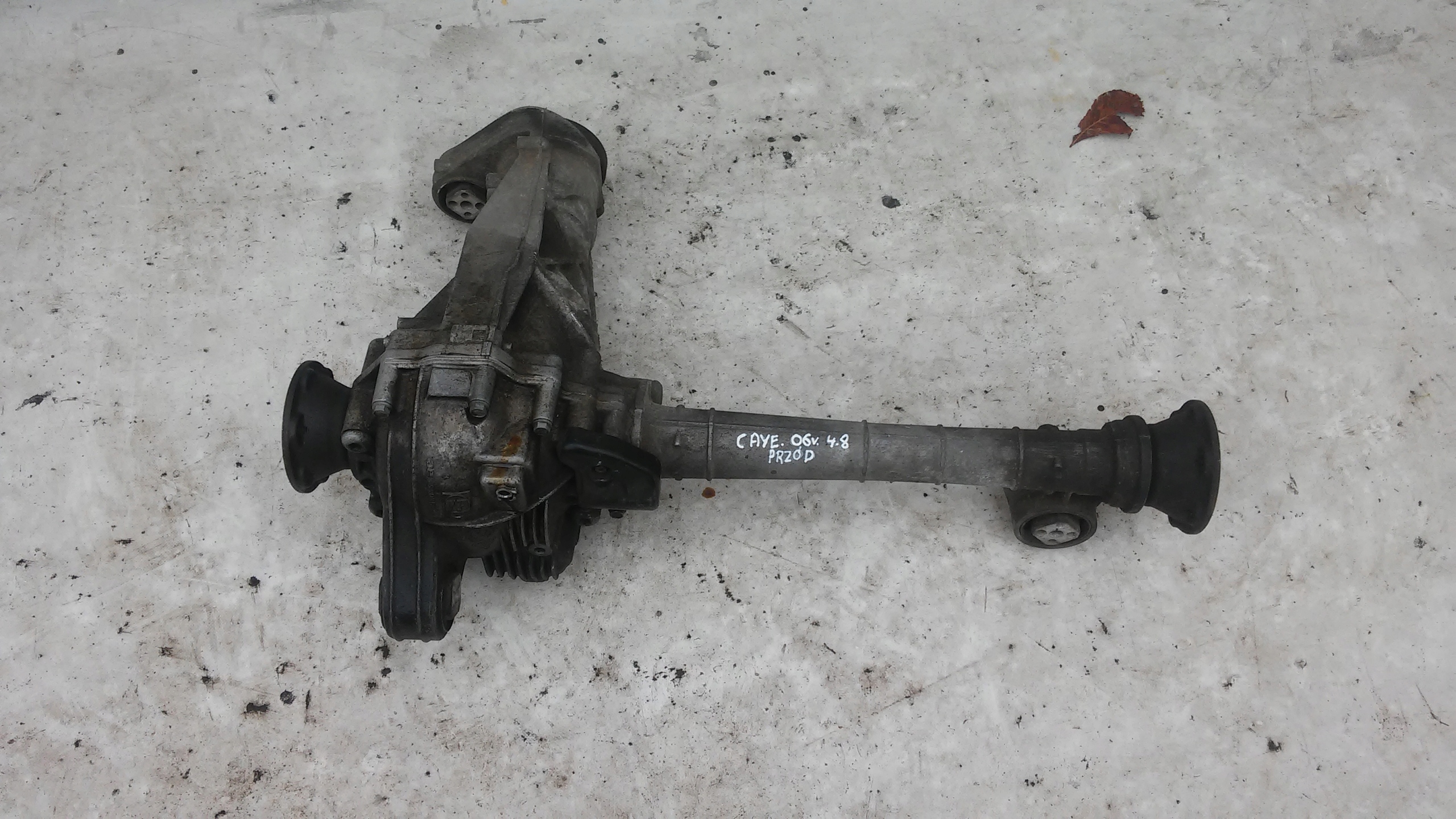 PORSCHE CAYENNE 4.8 T КУТОВА КОРОБКА ПЕРЕДАЧ ПЕРЕДНЯ 75L