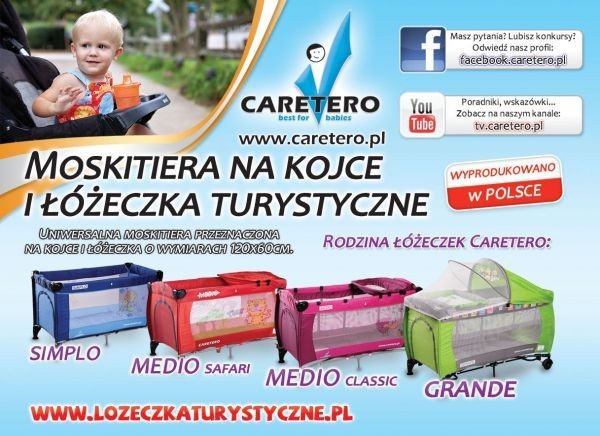 CARETERO MOSKITIERA NA ŁÓŻECZKO, KOJEC 120/60 CM Bohater brak