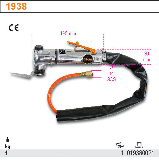 WYCINARKA PNEUMAT SZYB SAMOCHODOWYCH BETA 1938 Mark Beta