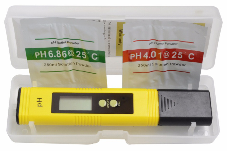 

Miernik pH-Metr 02 solidny elektroniczny +2 bufory