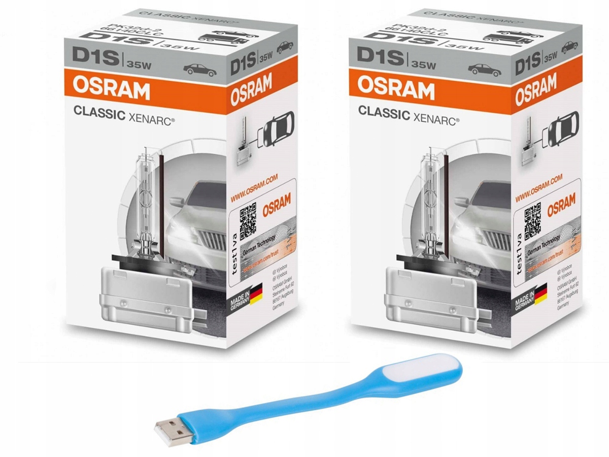 

Osram D1S 4300K Żarnik Xenon 66140 lampka Usb
