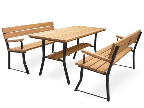 Stół ogrodowy s8 stalowe nogi blat na ramce Masiv Rodzaj stół