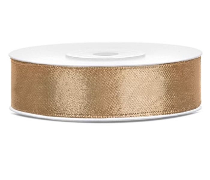 

Tasiemka Wstążka Satynowa złota 12mm x 25m
