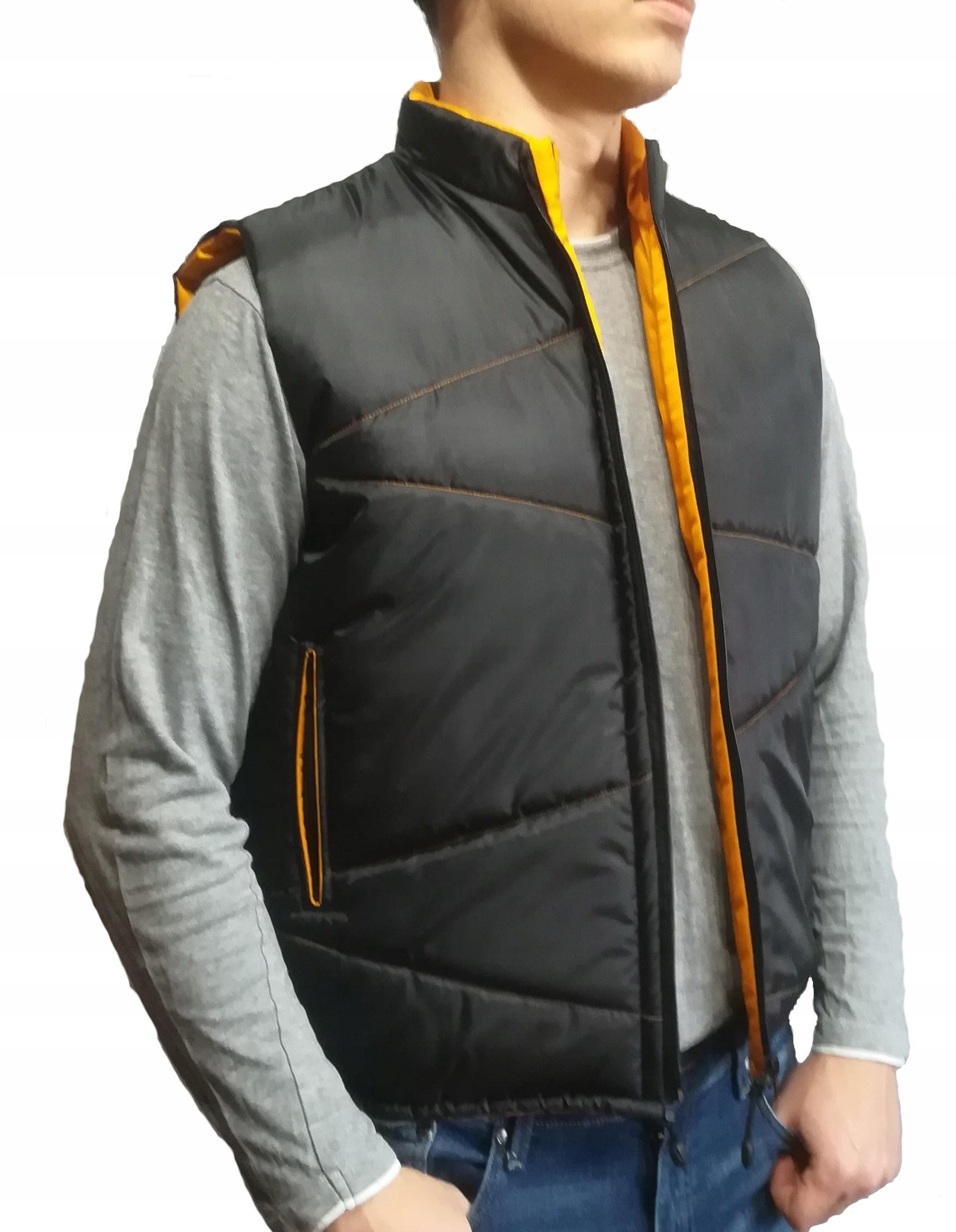 

Kamizelka Męska Bezrękawnik Ocieplana Nowa Pl - S