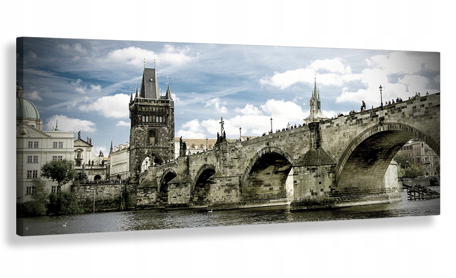 

Obraz Praga Most Panorama 150x60 Na Płótnie