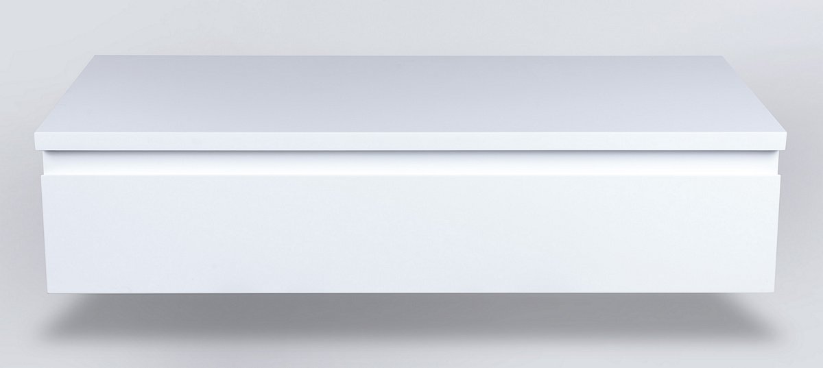 Komoda wisząca, Biała Toaletka lakierowana Kolor mebla biały