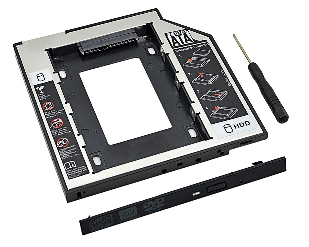 

Kieszeń Na Drugi Dysk 2,5 Hdd Ssd Sata 9,5