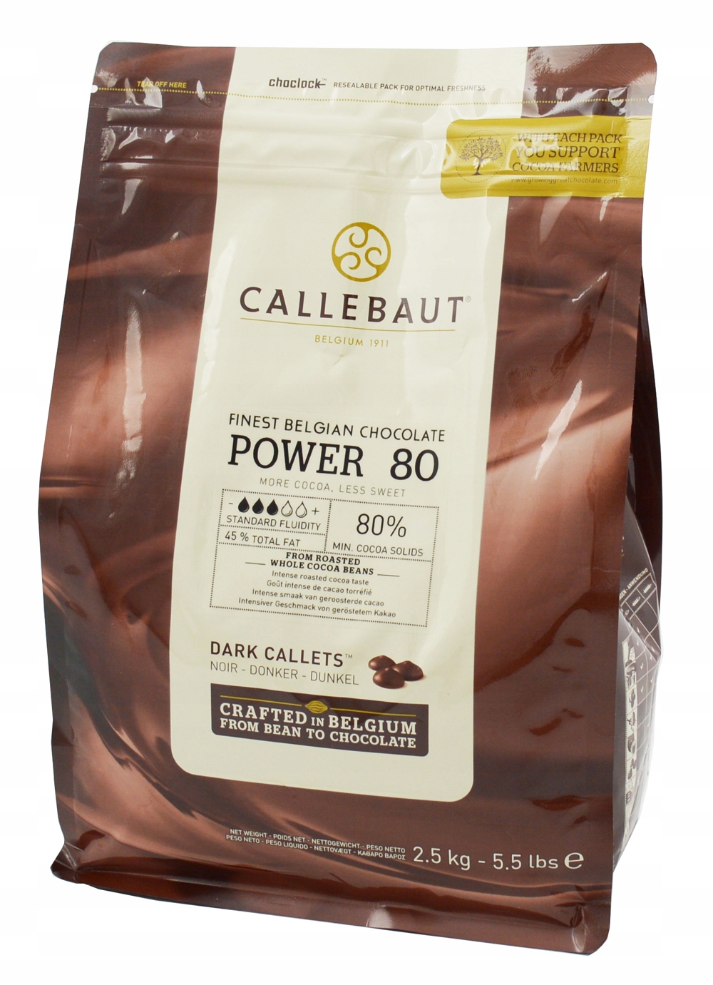 Шоколад Горький Callebaut Power 80