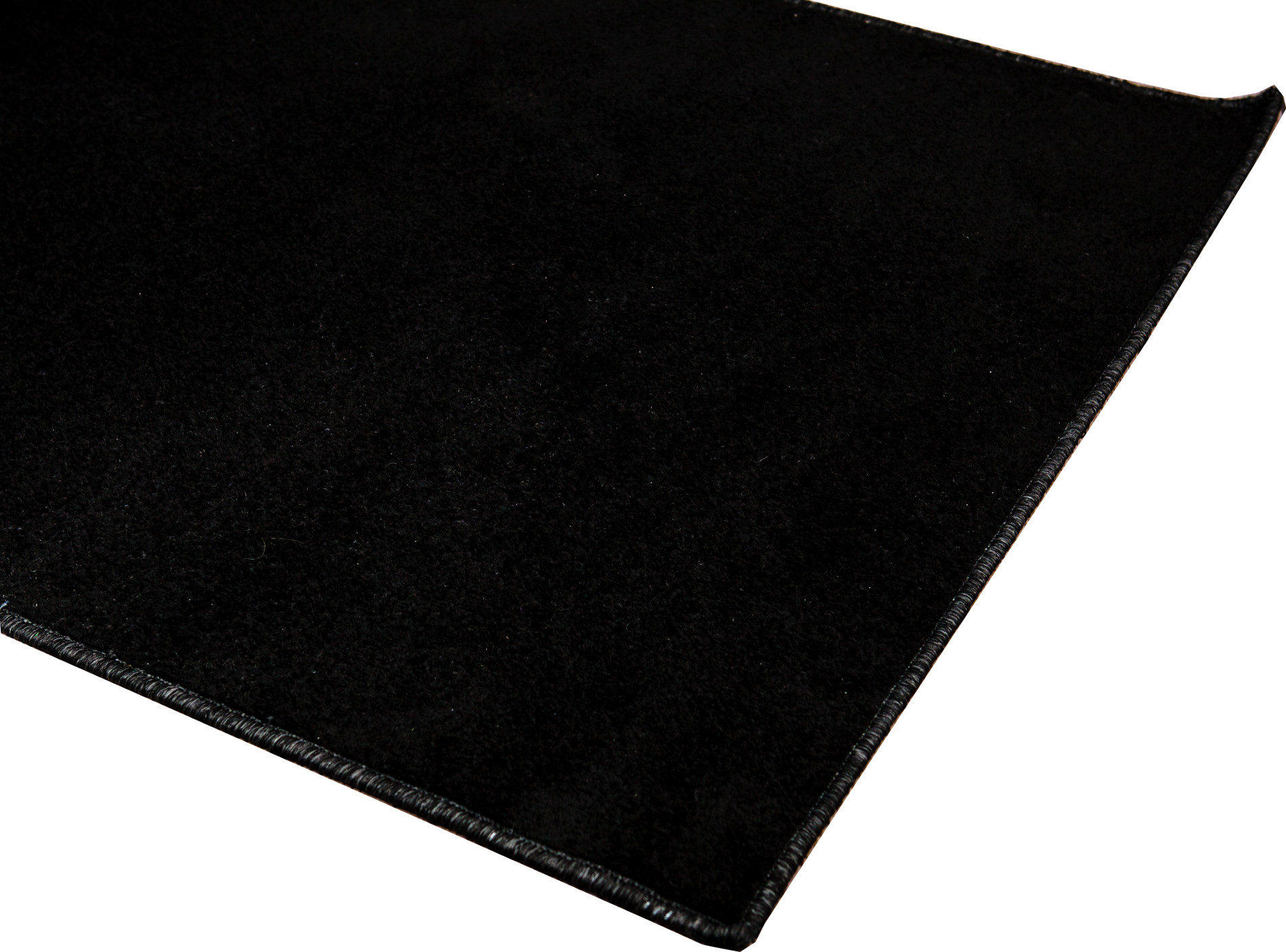 Duży Czarny Dywan Sypialnia Galaxy Black 500x480