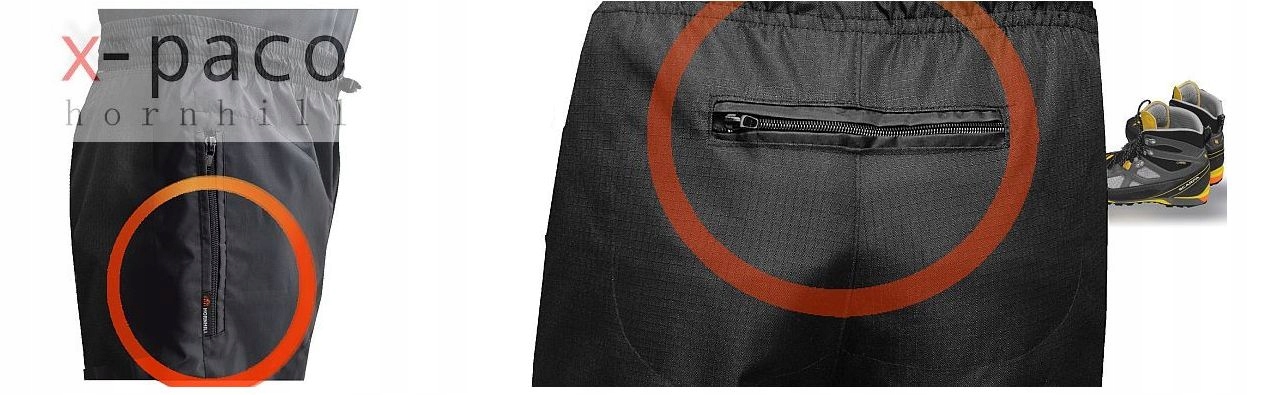 Przeciwdeszczowe WZMOCNIONE spodnie X-paco r.M/L- EAN (GTIN) 5904107110875