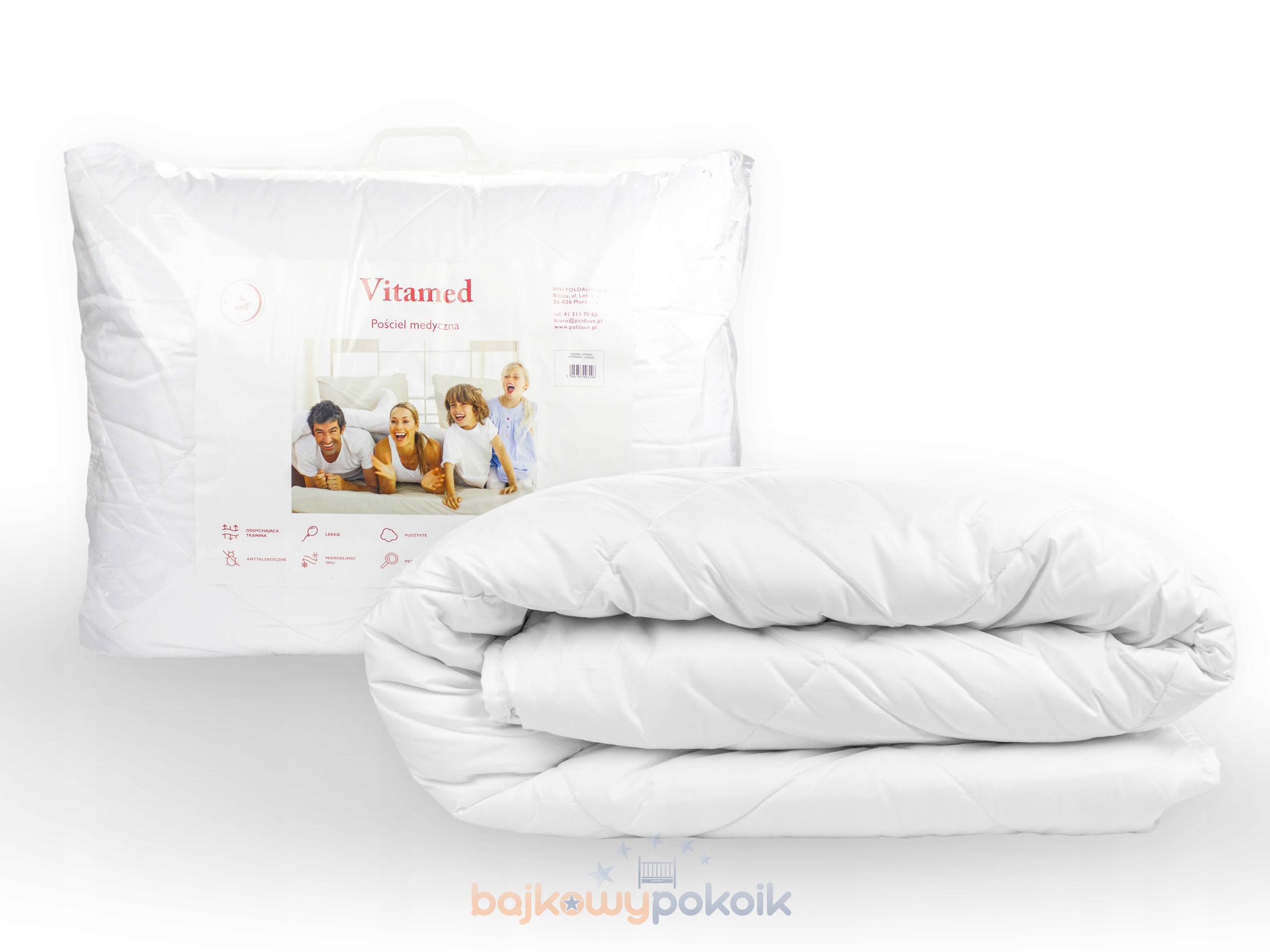 Polska KOŁDRA 4 pory roku VITAMED 220X200 POLDAUN Marka Poldaun