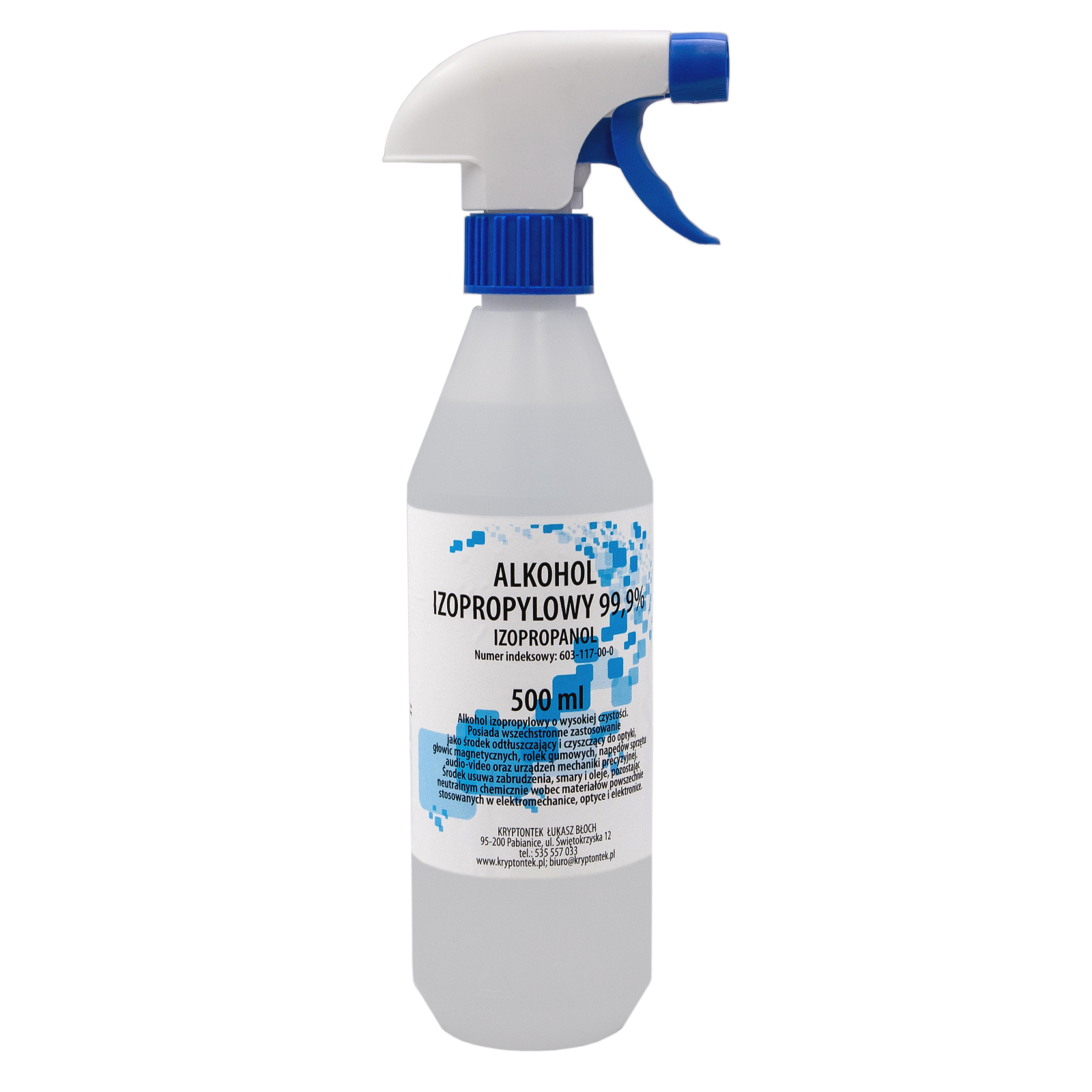 

Izopropanol Ipa 500ml 99,9% 500ml Spryskiwacz