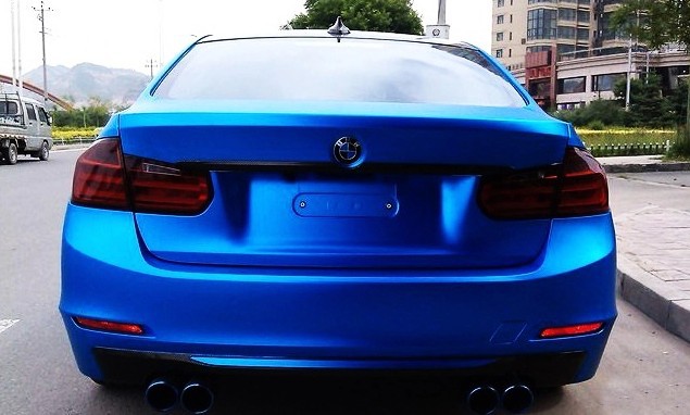 FOLIA CHROM MAT PERLA SATYNA NIEBIESKA 20m x 152cm Function surface protection color change