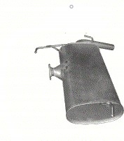 14.60 - Кінцевий глушник Mitsubishi Lancer а / м1, 5 + 1,6 від 08