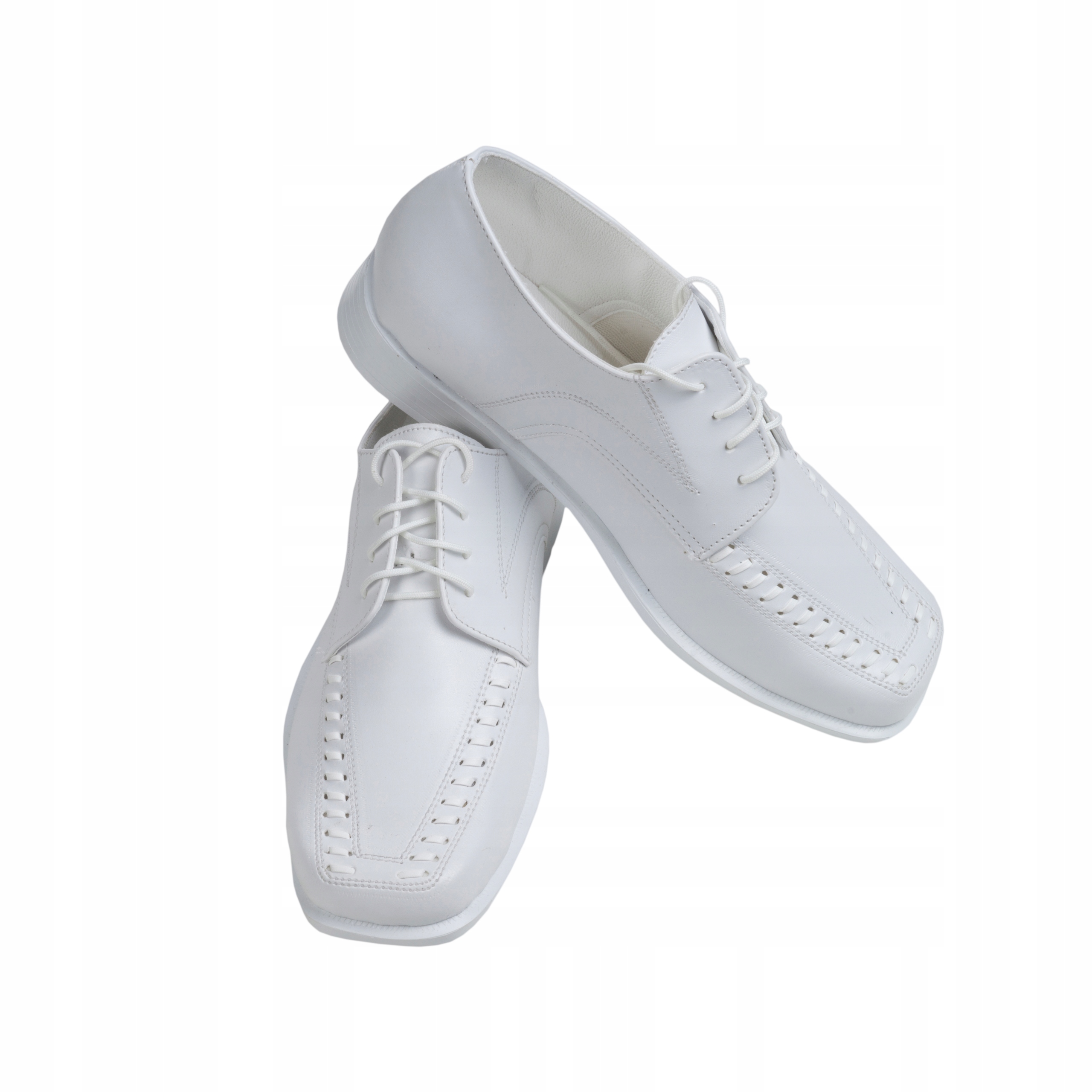 BUTY KOMUNIJNE WIZYTOWE Chłopięce BIAŁE Rozmiar 37