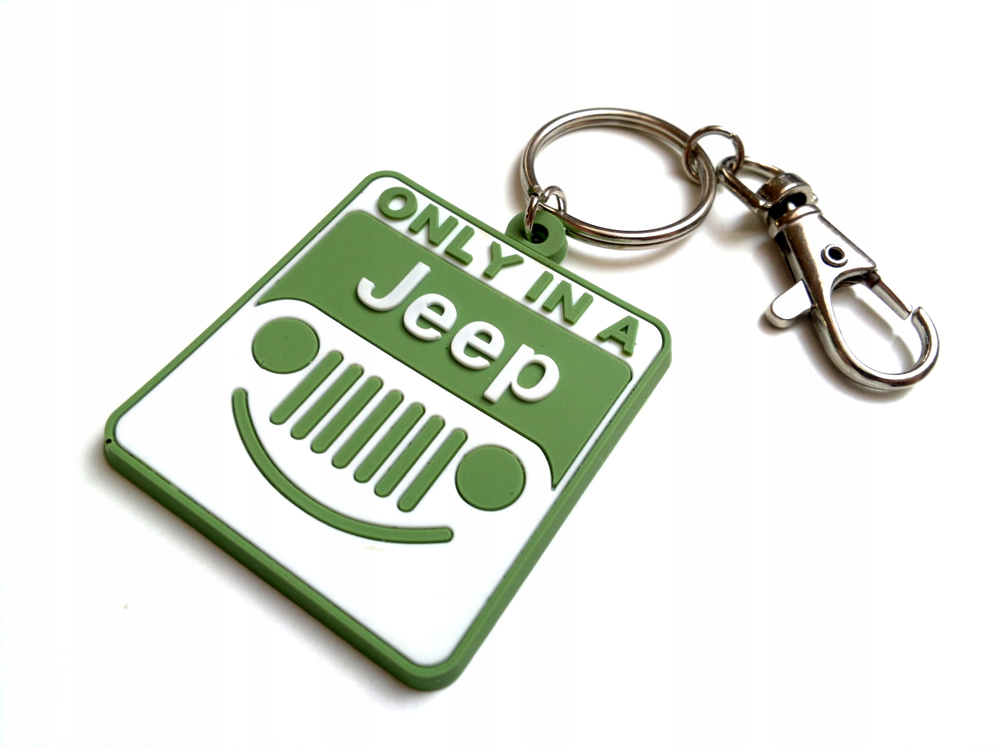 BRELOK JEEP breloczek do kluczy gumowy grill :)