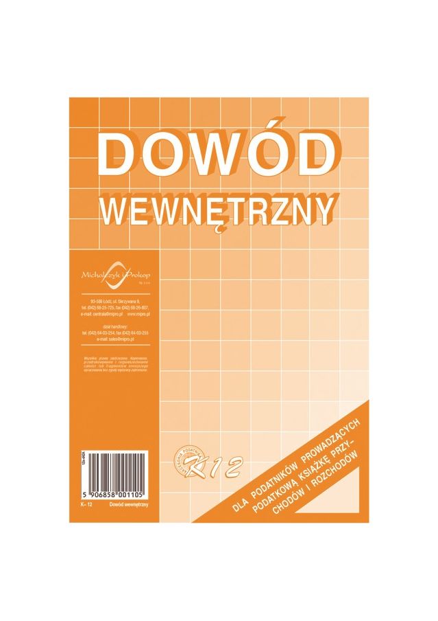 

Druk Dowód Wewnętrzny K12 format A5
