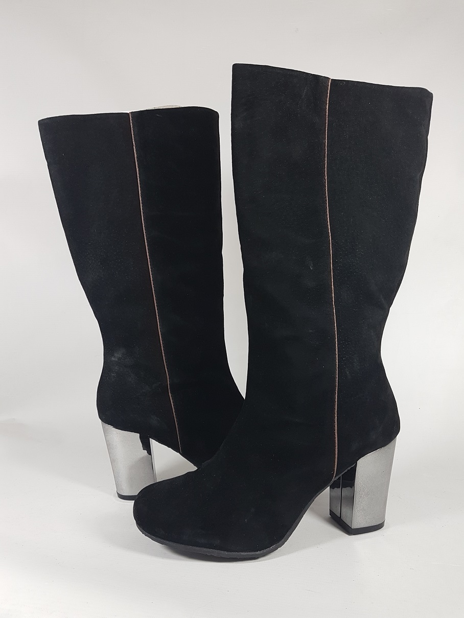 Zign Dámské Kozačky 100% Kůže Velikost 39