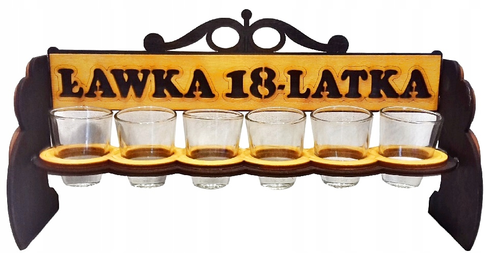 

Kieliszki zestaw 18 Urodziny Chłopaka 18+