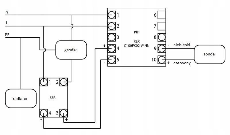 Ssr 40da схема подключения