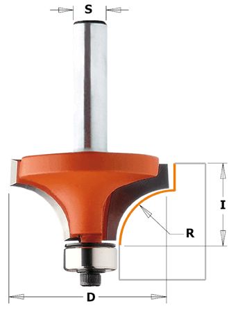 

Frez Cmt do zaokrągleń obrzeży Hm R=3mm 738.187.11