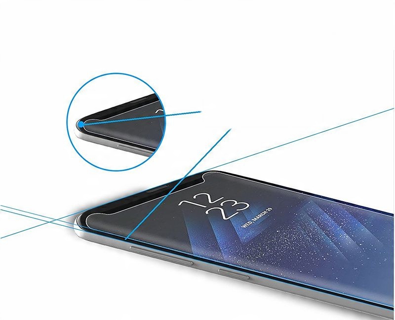 SZKŁO 5D UV LED ПОВНИЙ КЛЕЙ ДЛЯ SAMSUNG GALAXY NOTE 9 Інсталяційний комплект да
