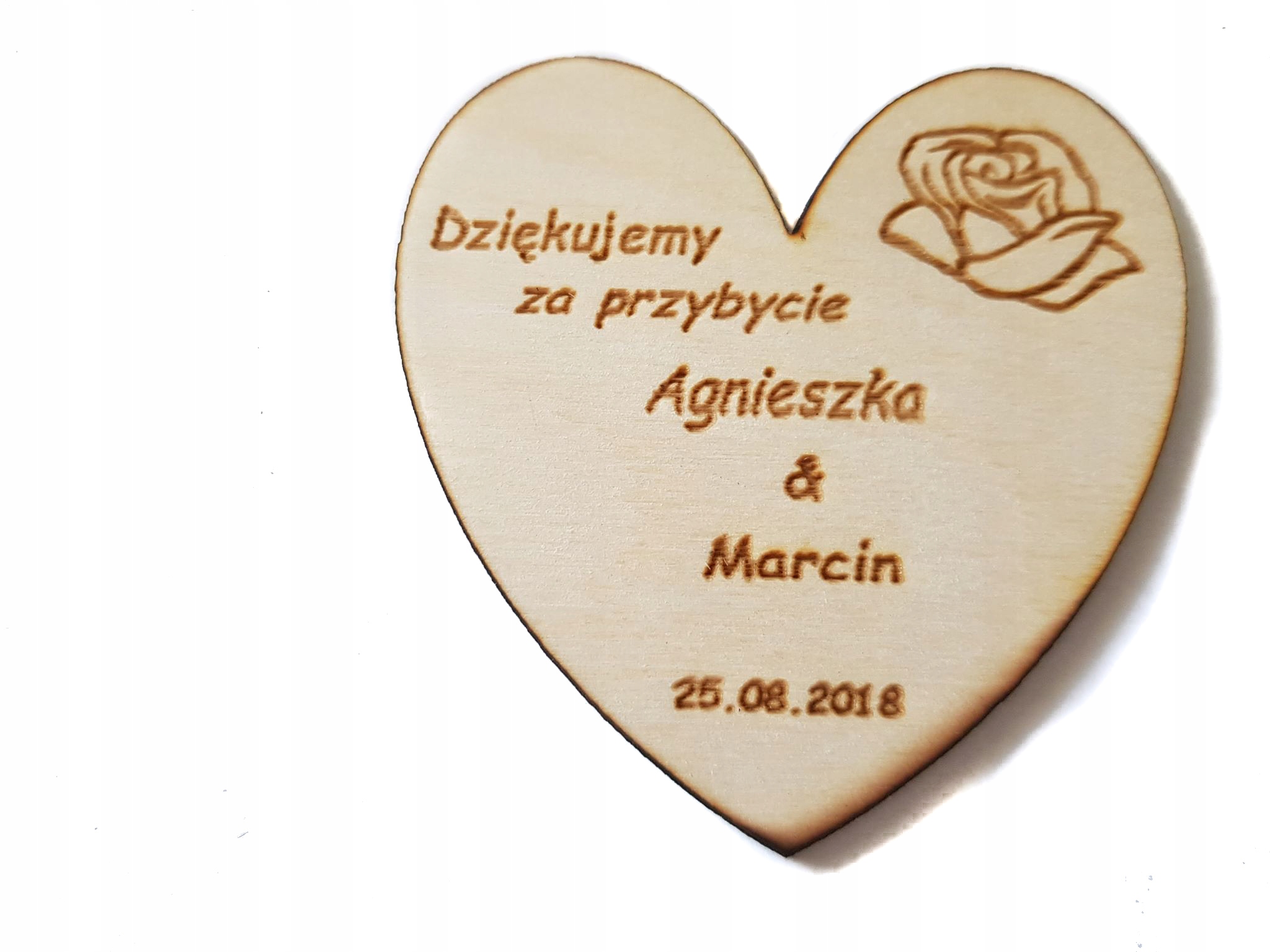 

#108 Podziękowanie Dla Gości Grawer Ślub Wesele