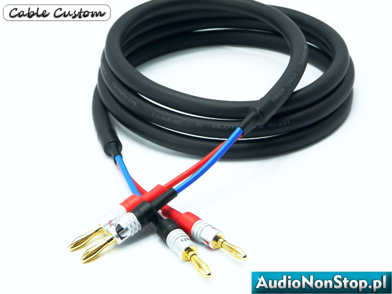

Cable Custom Klotz Nakamichi Banan 2x4mm2 1mb